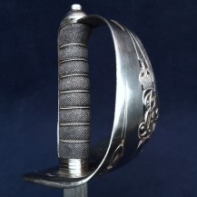 British WW1 1897 Pattern Infantry Officers Sword Captain William Henry German 6th Devonshire Regt, KIA 28